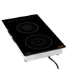 VEVOR Induction Cooktop 12in 2 Burners Built-in Electric Stove 110V 1800W, Low-Power Continuous Heating, Countertop Induction Burner, 9 Power Levels, LED Touch Screen, Ceramic Glass, and Child Lock
