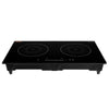 VEVOR Induction Cooktop 24inch 2 Burners Built-in Electric Stove 110V 1800W, Low-Power Continuous Heating, Induction Burner, with 9 Power Levels, LED Touch Screen, and Child Lock, for Kitchen, RV