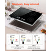 VEVOR Induction Cooktop 30inch 4 Burners Built-in Electric Stove 220V 7200W, Low-Power Continuous Heating, Induction Burner for Kitchen, with 11 Power Levels, Knob Control, and Child Lock