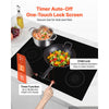 VEVOR Induction Cooktop 30inch 4 Burners Built-in Electric Stove 220V 7500W, Low-Power Continuous Heating, Induction Burner for Kitchen, with 9 Power Levels, LED Touch Screen, and Child Lock