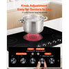 VEVOR Induction Cooktop 30in 5 Burners Built-in Electric Stove 220V 9200W, Low-Power Continuous Heating, Induction Burner for Kitchen, 11 Power Levels, Knob Control, Ceramic Glass, and Child Lock