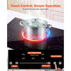 VEVOR Induction Cooktop 36inch 5 Burners Built-in Electric Stove 220V 9200W, Low-Power Continuous Heating, Induction Burner for Kitchen, with 9 Power Levels, LED Touch Screen, and Child Lock