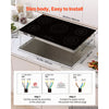 VEVOR Induction Cooktop 36inch 5 Burners Built-in Electric Stove 220V 9200W, Low-Power Continuous Heating, Induction Burner for Kitchen, with 9 Power Levels, LED Touch Screen, and Child Lock