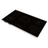 VEVOR Induction Cooktop 36inch 5 Burners Built-in Electric Stove 220V 9200W, Low-Power Continuous Heating, Induction Burner for Kitchen, with 9 Power Levels, LED Touch Screen, and Child Lock