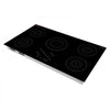 VEVOR Induction Cooktop 36in 5 Burners Built-in Electric Stove 220V 9200W, Low-Power Continuous Heating, Induction Burner for Kitchen, 9 Power Levels, LED Touch Screen, Ceramic Glass, and Child Lock
