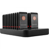 VEVOR Restaurant Pager System, Wireless 400m Long Range Lineup Waiting Queue Signal, Guest Customer Calling Beepers with Vibration & Flashing, 20 Buzzers for Food Truck, Church, Nursery, Hospital