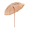 VEVOR Tiki Umbrella, 6.5 ft Thatched Patio Umbrella with Tilt, Hawaiian Style Beach Parasol with Durable PP Thatch and 8 Metal Ribs, Grass Pool Umbrellas for Beach, Patio, Poolside, Backyard & Garden