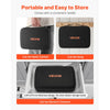 VEVOR Battery Organizer Storage Box, Battery Case Bag with Tester BT-168, Waterproof Batteries Organizer Storage Case with Zipper, Holds 167 Batteries AA AAA C D 9V Button, Black (Box Only)