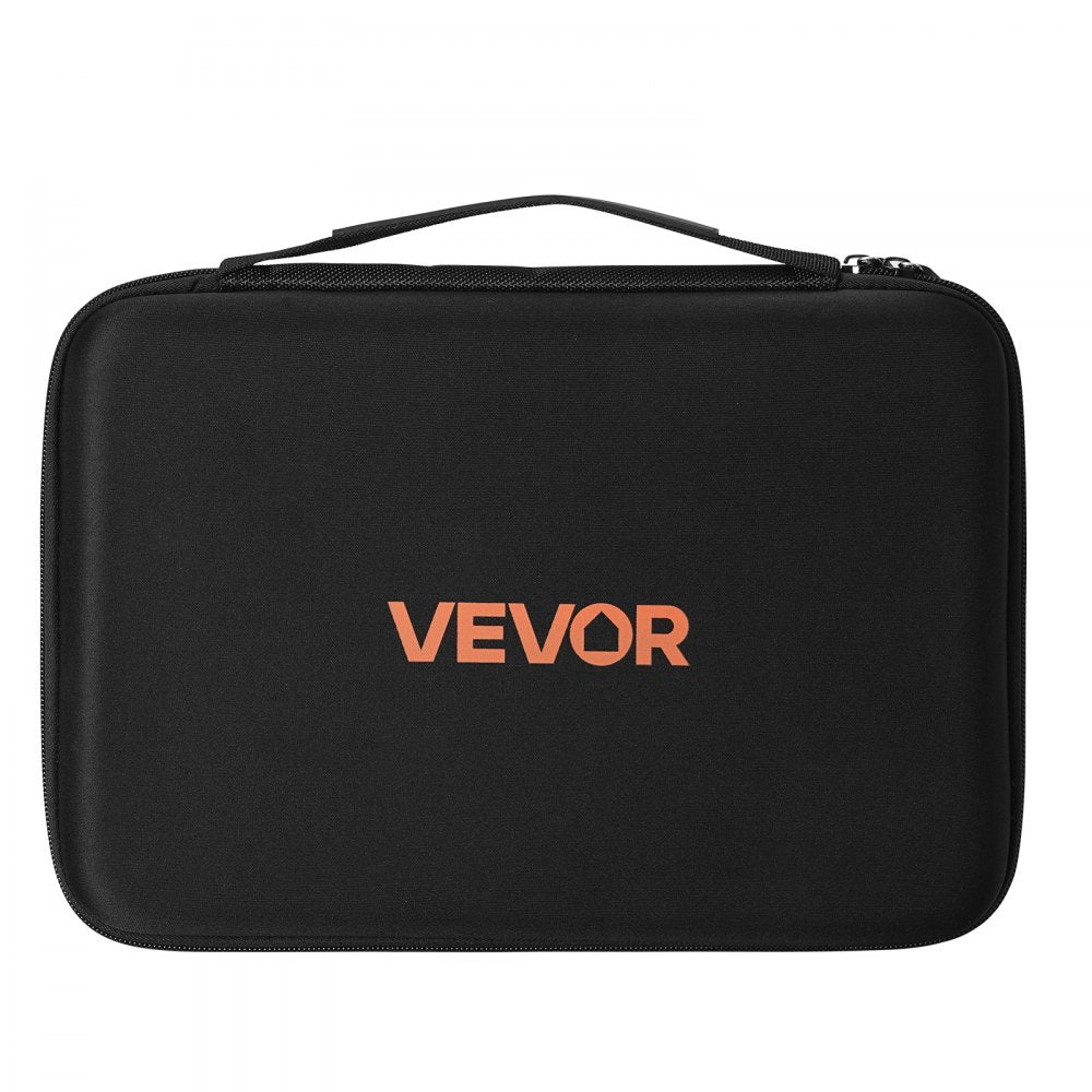 VEVOR Battery Organizer Storage Box, Battery Case Bag with Tester BT-168, Waterproof Batteries Organizer Storage Case with Zipper, Holds 167 Batteries AA AAA C D 9V Button, Black (Box Only)
