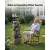 VEVOR outdoor water fountain - relax to cascading water sounds (55 dB)