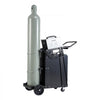 VEVOR Welding Cart, 2 Drawers Welder Cart Heavy Duty with Anti-Theft Lockable Cabinet, 350LBS Static Weight Capacity, 360° Swivel Wheels, Tank Storage Safety Chains for MIG TIG Welder, Plasma Cutter