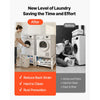 VEVOR Laundry Pedestal, 16.1 in Height, 27.5 x 27.5 in Washer and Dryer Pedestals with Storage Shelf, 700 lbs Load Capacity, Non-Slip Feet, Washing Machine Stand Universal Fit, White, 2 Pack