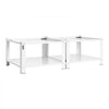 VEVOR Laundry Pedestal, 16.1 in Height, 27.5 x 27.5 in Washer and Dryer Pedestals with Storage Shelf, 700 lbs Load Capacity, Non-Slip Feet, Washing Machine Stand Universal Fit, White, 2 Pack