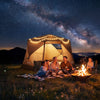 VEVOR Camping Tent, 6 Person Pop Up Instant Cabin Tent with Rainfly & Large Mesh Windows, 60 Seconds Easy Setup, Portable Waterproof Cabin Hub Tents with Carry Bag for Family Outdoor Camping & Hiking
