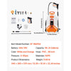 VEVOR Battery Powered Backpack Sprayer, 4 Gallons Electric Backpack Sprayer, 2 Wands & 8 Nozzles, Adjustable 0-90 PSI, 4H Runtime, Portable Yard Garden Lawn Sprayers for Weeding Spraying Cleaning