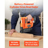 VEVOR Cordless Brad Nailer, 18 Gauge, 20V Battery Powered Nail Gun, with 500 pcs Nails, 2.0 Ah Li-ion Battery and Charger, Adjustable Nailing Depth, for Home Improvement, Woodworking, DIY Project