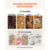 VEVOR 300g Electric Grain Mill Grinder, 1500W 28000RPM High Speed Spice Corn Dry Grinding Machine, Stainless Steel Pulverizer Powder Machine for Dried Grains Coffee Beans Spices Nuts (270° Swing Type)