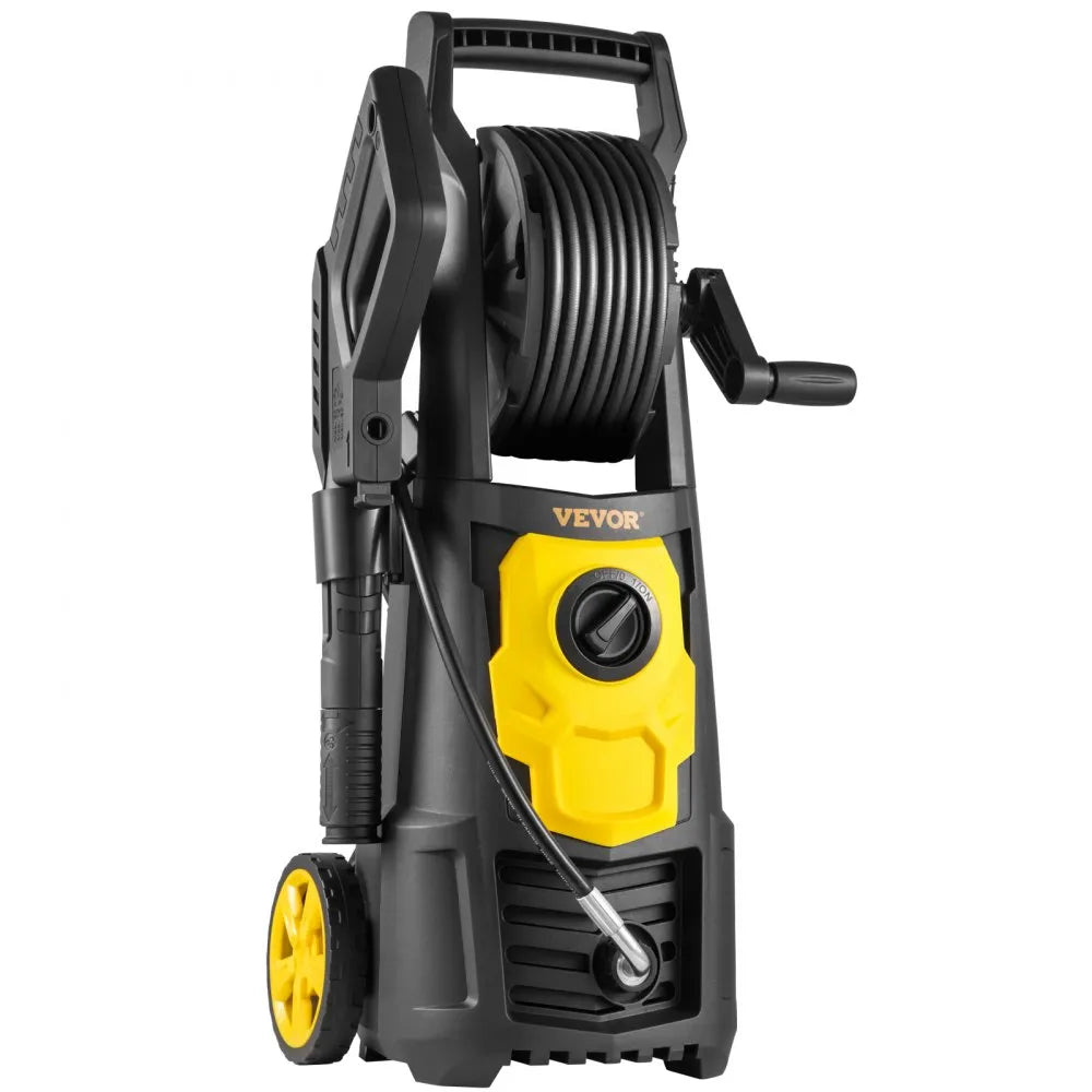 VEVOR Electric Pressure Washer, 2000 PSI, Max. 1.76 GPM Power Washer with 30 ft Hose, 5 Quick Connect Nozzles, Foam Cannon, Portable to Clean Patios, Cars, Fences, Driveways, ETL Listed