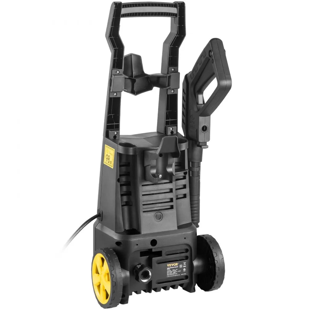 VEVOR Electric Pressure Washer, 2000 PSI, Max. 1.76 GPM Power Washer with 30 ft Hose, 5 Quick Connect Nozzles, Foam Cannon, Portable to Clean Patios, Cars, Fences, Driveways, ETL Listed