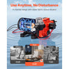 VEVOR RV Water Pump, 12V DC 5 GPM (18.9 L/min), 4-Chamber Self-Priming Diaphragm Water Pump with Automatic Pressure Switch, 70 PSI Max Pressure, On Demand for RV, Caravan, Marine, Yacht, Car Washing