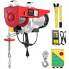 VEVOR Electric Hoist, 1760 lbs 120V Electric Winch with 328 ft Wireless Remote Control, 40 ft Single Cable Lifting Height, Single/Double Slings, Emergency Stop, Lift Hoist for Garage Warehouse Factory