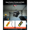 VEVOR Electric Hoist, 1320 lbs 120V Electric Winch with 328 ft Wireless & 14 ft Wired Remote Control, 40 ft Single Cable Lifting Height, Single/Double Slings, Lift Hoist for Garage Warehouse Factory