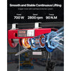 VEVOR Electric Hoist, 440 lbs 120V Electric Winch with 328 ft Wireless & 14 ft Wired Remote Control, 40 ft Single Cable Lifting Height, Single/Double Slings, Lift Hoist for Garage Warehouse Factory