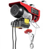VEVOR Electric Hoist, 440 lbs 120V Electric Winch with 328 ft Wireless & 14 ft Wired Remote Control, 40 ft Single Cable Lifting Height, Single/Double Slings, Lift Hoist for Garage Warehouse Factory