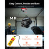 VEVOR 880lbs Electric Hoist with 14ft Wired Remote Control, 110V Electric Hoist Attic Lift 20-40 FT Lifting Height for Garage Attic Warehouse Factory