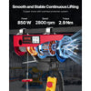 VEVOR 880lbs Electric Hoist with 14ft Wired Remote Control, 110V Electric Hoist Attic Lift 20-40 FT Lifting Height for Garage Attic Warehouse Factory