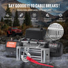 VEVOR Electric Winch, 13,500 lb, 12V DC Truck Winch with Φ3/8 in x 80 ft Steel Cable Roller Fairlead Wireless & Wired Remote Control, IP55 Waterproof for Towing Off-Road SUV Jeep Truck Trailer Boat
