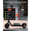VEVOR 36V Electric Scooter Battery, 16Ah, Ebike Lithium Battery Pack with 30A BMS, Charger, T-Plug Expansion Cable, 500+ Cycles, Compatible with 2880W Motors, for Electric Bikes Bicycles, Scooters