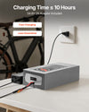 VEVOR 48V Electric Scooter Battery, 20Ah, Ebike Lithium Battery Pack with 30A BMS, Charger, T-Plug Expansion Cable, 500+ Cycles, Compatible with 4800W Motors, for Electric Bikes Bicycles, Scooters