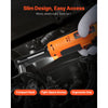VEVOR Cordless Ratchet Wrench, 3/8 inch Drive, 230 RPM, up to 33 ft-lbs of Torque, Battery Powered Electric Ratchet Wrench Set with Two 2.0Ah Batteries, Charger, Sockets, Adaptor and Carrying Case