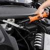 VEVOR Cordless Ratchet Wrench, 3/8 inch Drive, 230 RPM, up to 33 ft-lbs of Torque, Battery Powered Electric Ratchet Wrench Set with Two 2.0Ah Batteries, Charger, Sockets, Adaptor and Carrying Case