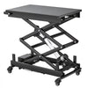 VEVOR Electric Lift Table, 330 lbs Capacity Double Scissor Lifting Table, Great for Material Handling, Moving, Transportation, 43 in Max. Height Adjustable Lift Platform, 4 Swivel Casters with Brakes
