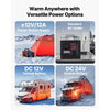 VEVOR Diesel Heater, 8KW, DC 12V/24V, All in One Portable Diesel Air Heater with Bluetooth APP Control, Remote Control and LCD Screen, 1.9 Gal Fuel Tank for Trucks, Vans, RVs, Campers, and Garages