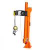 VEVOR Electric Truck Crane, 1100 lbs Pickup Truck Crane with PA800 Electric Hoist, 360° Rotating Telescopic Boom, Premium Galvanized Steel,Foldable Pickup Bed Jib Hoist for Machine Lumber Lifting