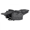 VEVOR Power Lift Recliner Chair, Dual Motor, Large Electric Lift Chair with Heat and Massage for Elderly, Infinite Position Adjustment, Velvet Fabric, with Storage Pockets, Cup Holders, Dark Gray