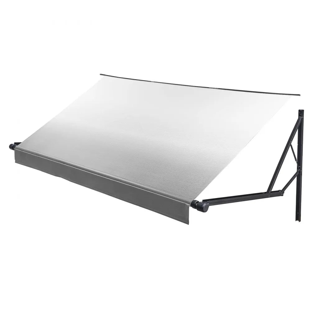 VEVOR Motorized RV Awning Complete Kit, 17.06FT Electric Retractable RV Awning with Aluminum Alloy Frame & Waterproof Fabric, Outdoor Camping Trailer Awnings Fit Most RVs (17FT Type, Gradient Gray)