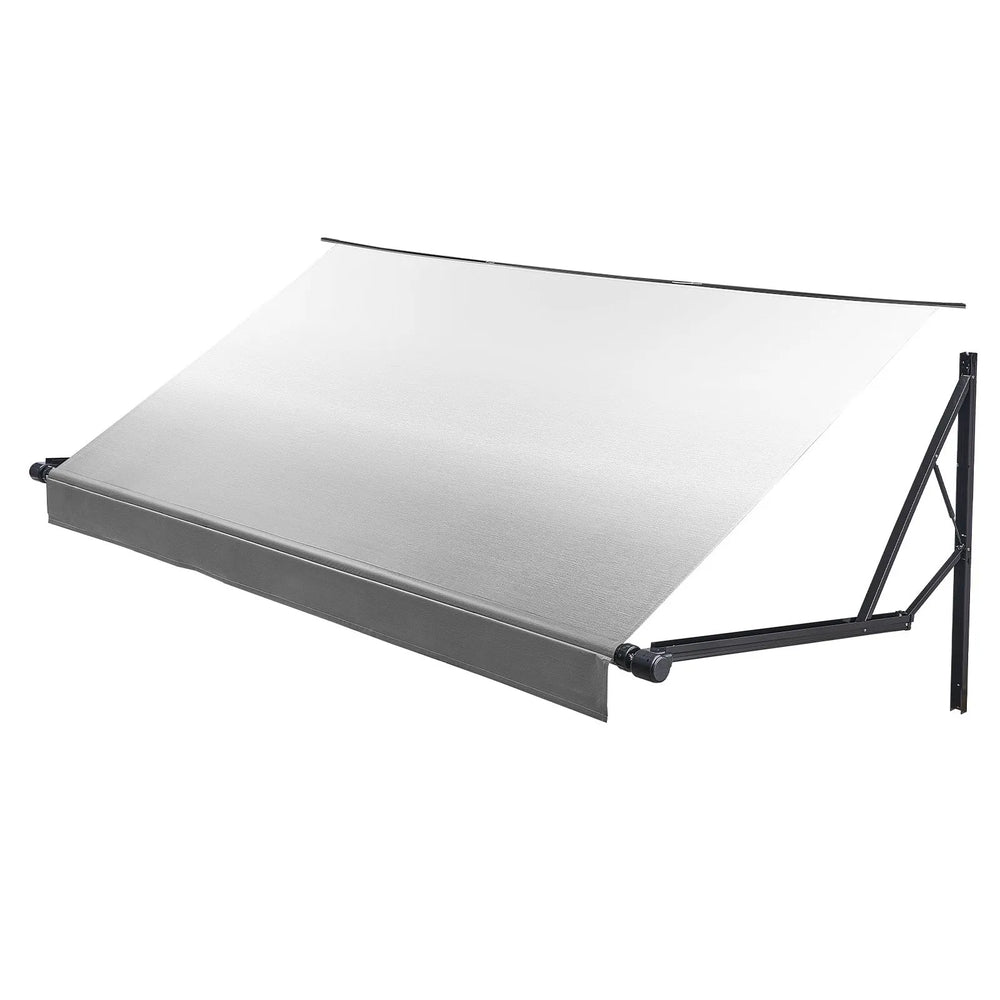 VEVOR Motorized RV Awning Complete Kit, 17.06FT Electric Retractable RV Awning with Aluminum Alloy Frame & Waterproof Fabric, Outdoor Camping Trailer Awnings Fit Most RVs (17FT Type, Gradient Gray)