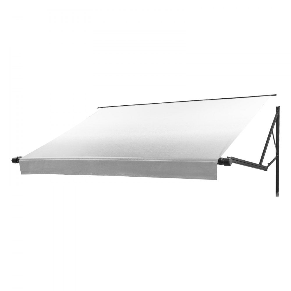 VEVOR Motorized RV Awning Complete Kit, 21.06FT Electric Retractable RV Awning with Aluminum Alloy Frame & Waterproof Fabric, Outdoor Camping Trailer Awnings Fit Most RVs (21FT Type, Gradient Gray)
