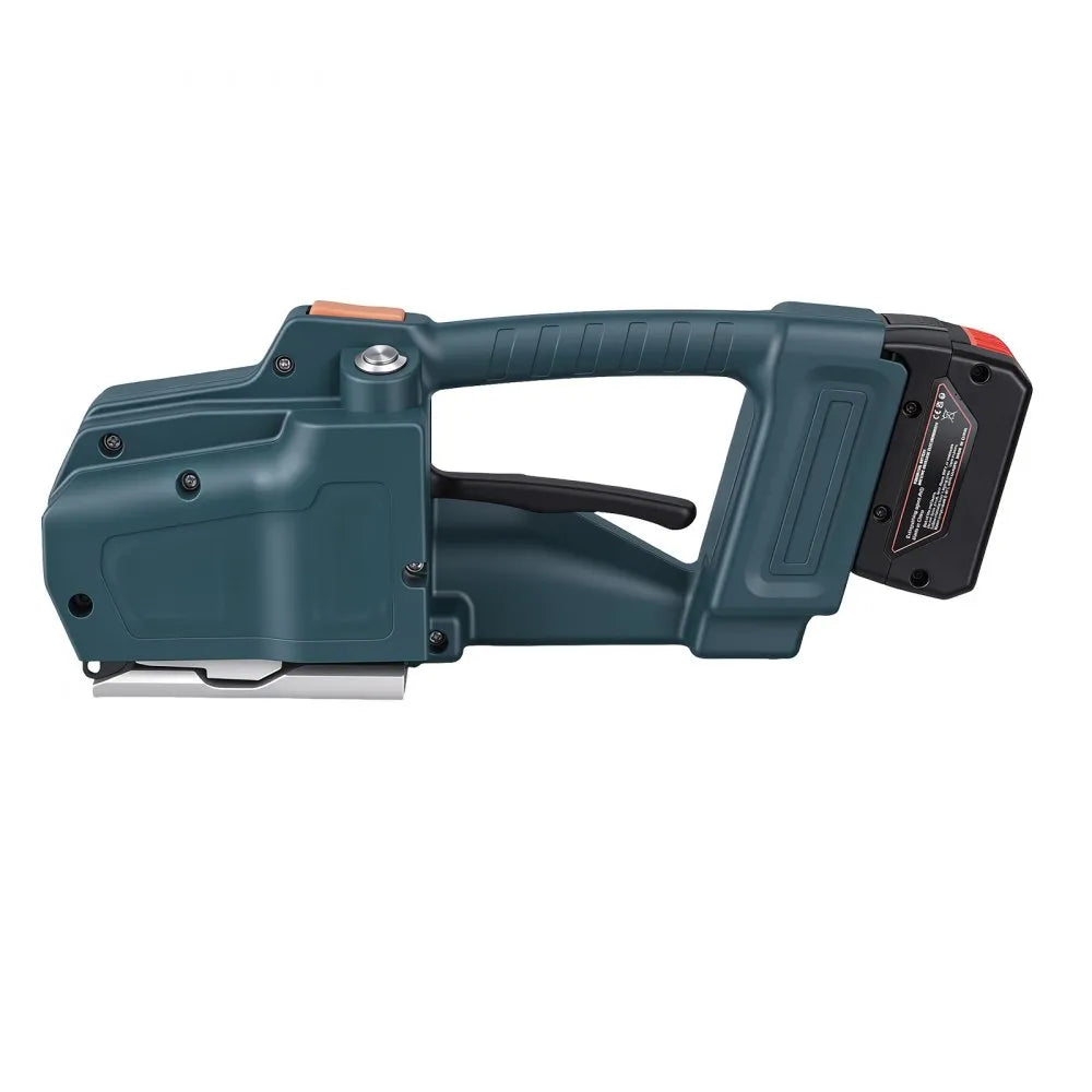 VEVOR Electric Strapping Machine 0.51-0.63 in PP/PET Straps Digital Display, for Packaging Boxes & Pallets, Portable Automatic Banding Tool with 2 x 5000mAh Batteries, Battery-Powered Strapping Tool