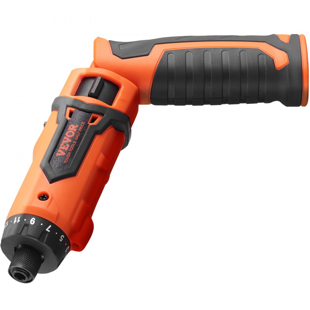 VEVOR Cordless Screwdriver, 4V 7Nm Electric Screwdriver Rechargeable Set with 11 Accessory Kit and Charging Cable, LED Light Dual Position Handle, Nut Drivers Magnetic Bit Holder Tool Kit Home Repair