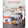 VEVOR Electric Bread Slicer, 370W Bread Slicing Machine, Die-Cast Aluminum Countertop Bread Cutter Machine for 12mm Slice Thickness, Commercial & Home Use for Bakeries Restaurants, 120V