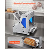 VEVOR Electric Bread Slicer, 370W Bread Slicing Machine, Die-Cast Aluminum Countertop Bread Cutter Machine for 12mm Slice Thickness, Commercial & Home Use for Bakeries Restaurants, 120V
