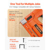 VEVOR Cordless Brad Nailer, 2-in-1 Nail Gun Staple Gun, 18 Gauge 5/8 inch, Includes 1000 Pcs Staples and 1000 Pcs Nails, with Battery and Charger, Non-Slip Rubber Grip, for Woodworking DIY Projects