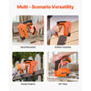 VEVOR Cordless Brad Nailer, 2-in-1 Nail Gun Staple Gun, 18 Gauge 5/8 inch, Battery Powered, with 1000 Pcs Staples and 1000 Pcs Nails, Non-Slip Rubber Grip, for Woodworking, Carpentry and DIY Projects