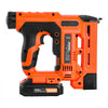 VEVOR Cordless Brad Nailer, 2-in-1 Nail Gun Staple Gun, 18 Gauge 1-1/4 inch, Includes 500 Pcs Staples and 500 Pcs Nails, with Battery and Charger, Non-Slip Rubber Grip, for Woodworking DIY Projects