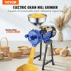 VEVOR Electric Grain Mill Grinder, 3000W Spice Grinders, Commercial Corn Mill with Funnel, Thickness Adjustable Powder Machine, Heavy Duty Feed Flour Cereal Mill Wheat Grinders, Dry Grinder